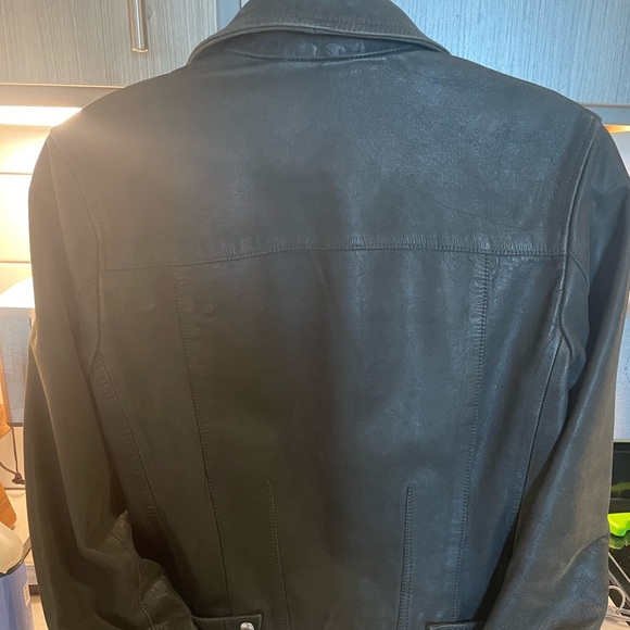 All Saints Arden Leather Jacket - Picture 3 of 3